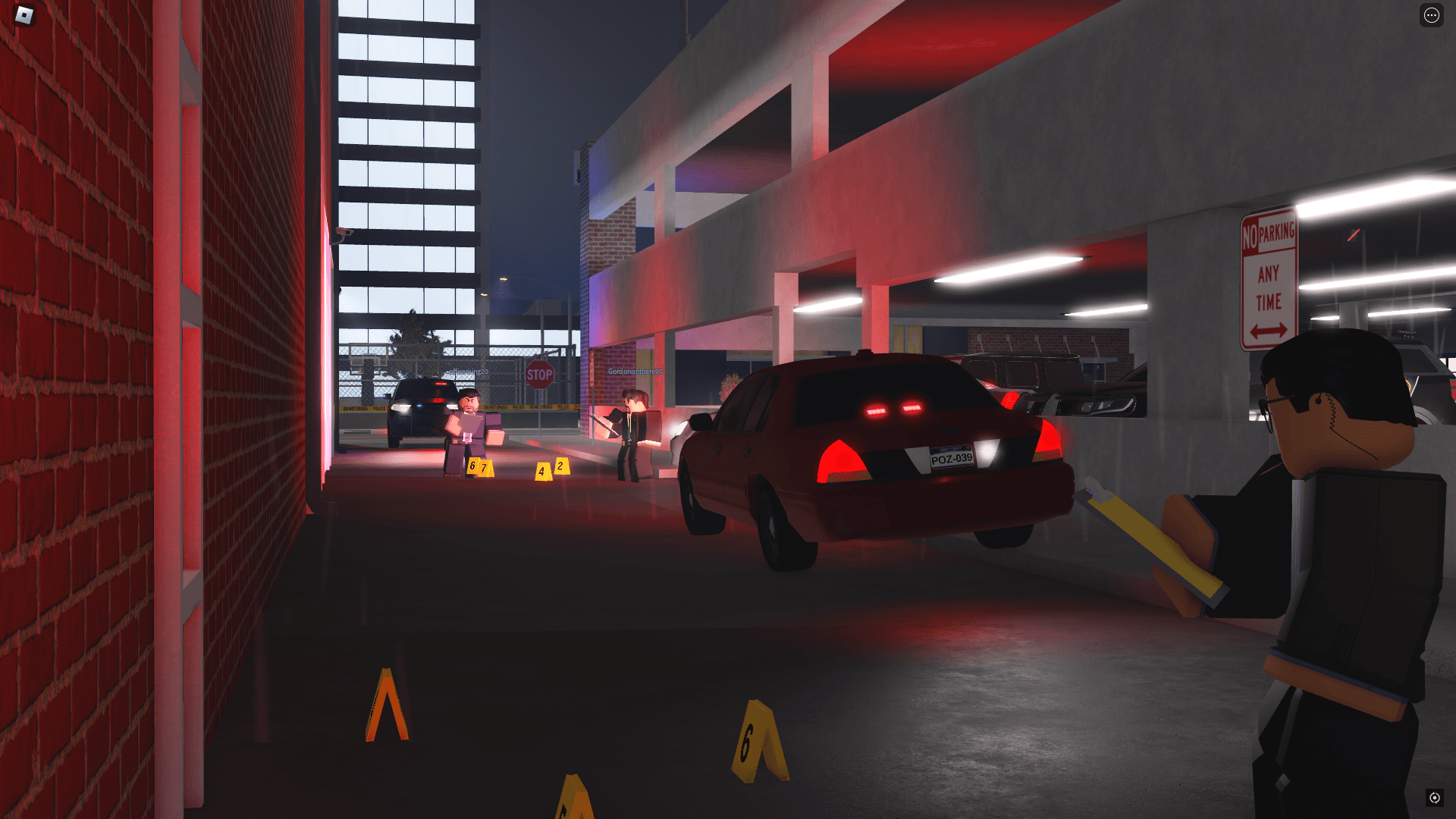 Pennsylvania State Roleplay - Police vehicles at night
